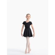 Юбка с запа́хом короткая чёрная FD978-931